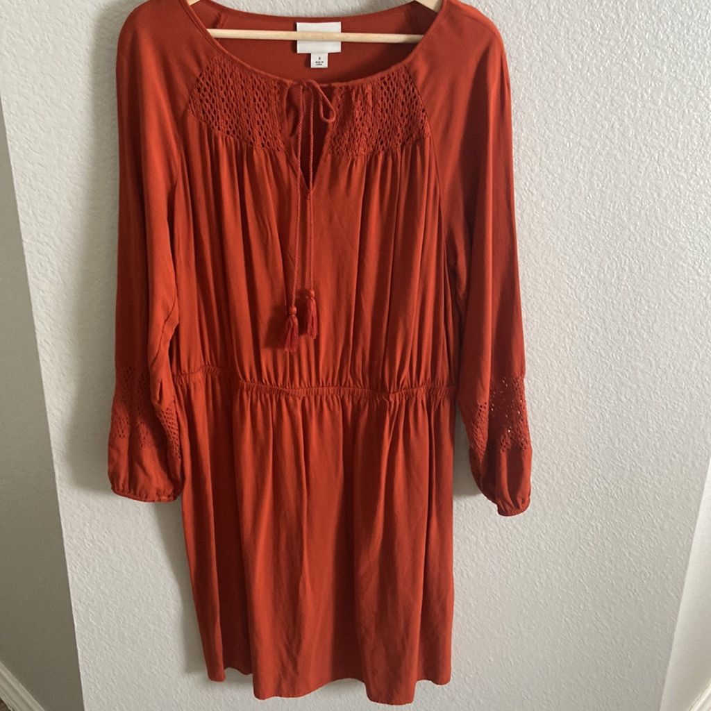 Ava Viv Long Sleeve Dress Size X